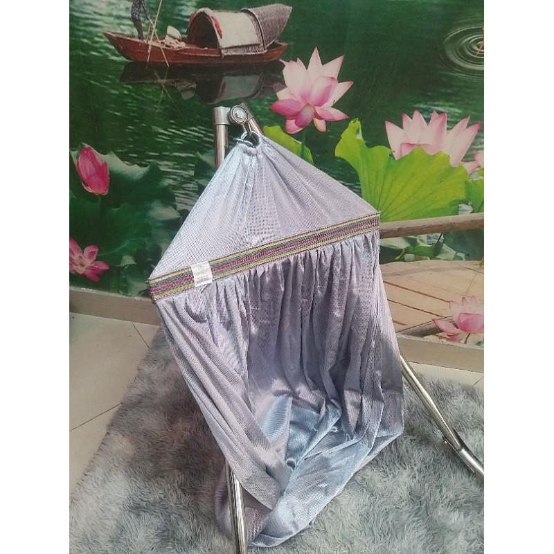 KHUNG VÕNG XẾP INOX CAO CẤP THẾ HỆ MỚI LT01 - HIỆU LÂM TÙNG ỐNG LỚN PHI 32 DÀY 1,4 LY