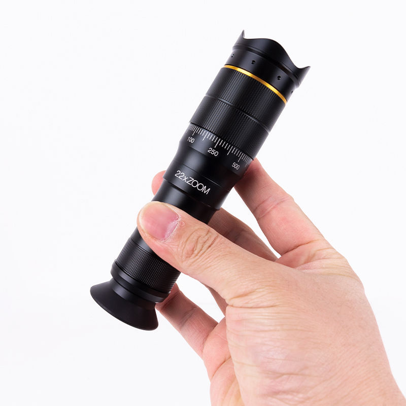 Ống nhòm gắn điện thoại Terino MZ-0822, zoom 22X, độ nét cao, kèm chân giá đỡ - Hàng chính hãng