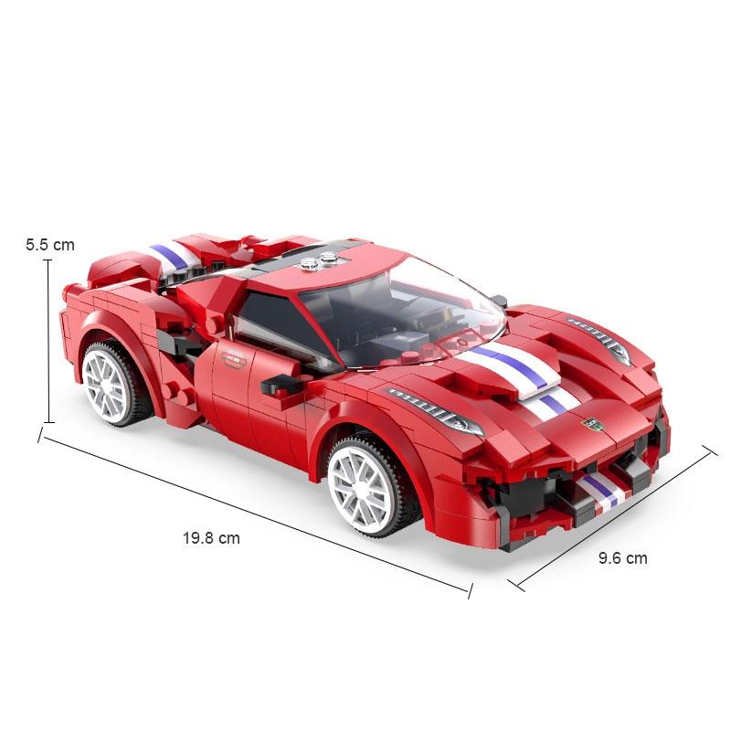Đồ Chơi Lắp Ráp Xe Điều Khiển 488 Race Car - CaDA C51072W