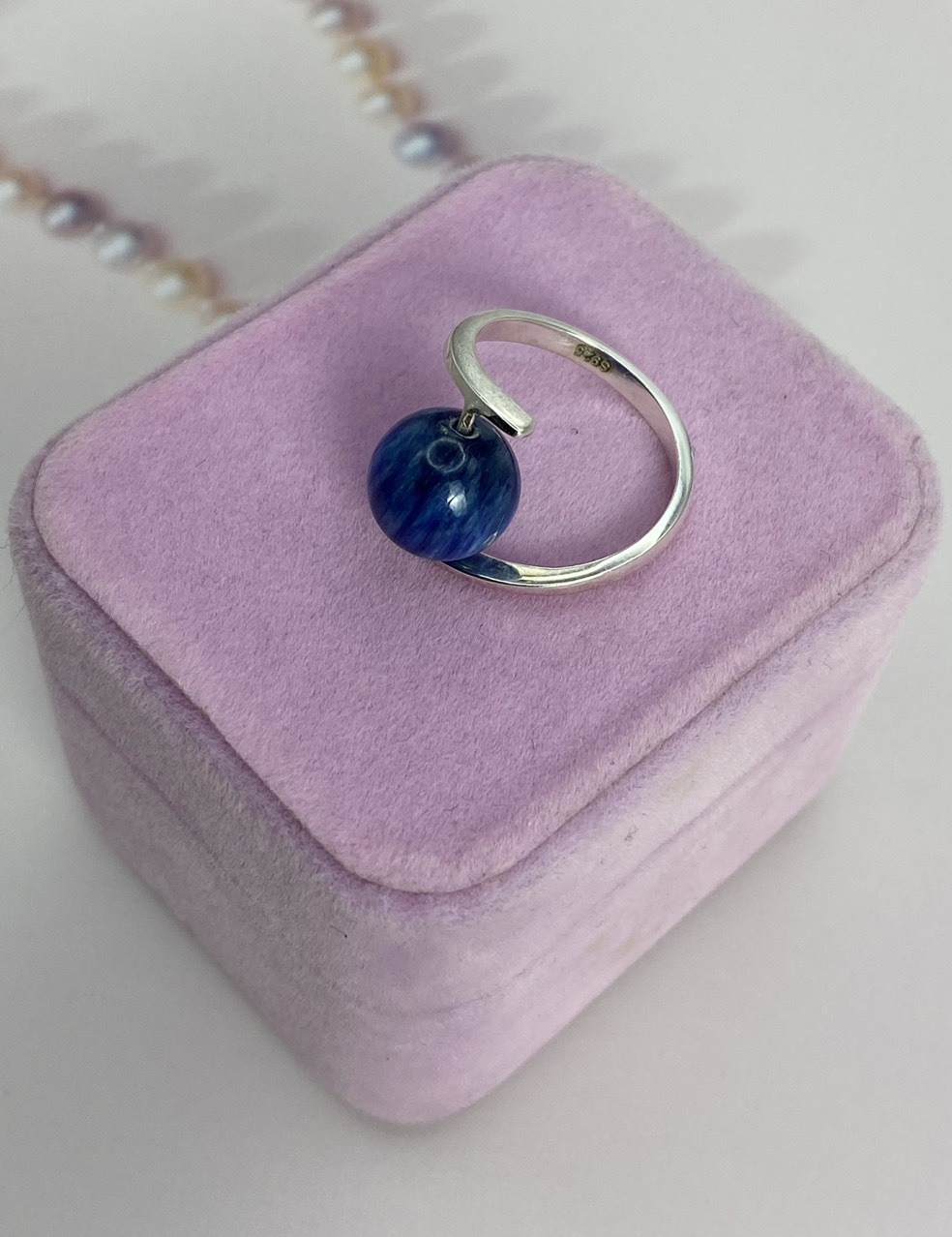 Nhẫn Bạc 925 Đá Ruby nước