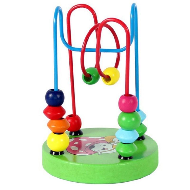 Đồ Chơi Luồn Hạt Gỗ - Rèn luyện kỹ năng khéo léo và kiên nhẫn cho bé 1 tuổi - Giáo cụ
