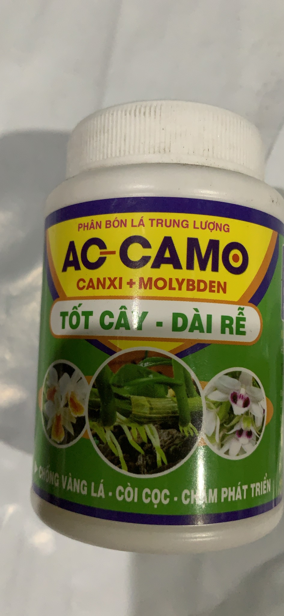 Phân bón lá trung lượng AC-CAMO (CANXI + MOLYPDEN) lọ 100g