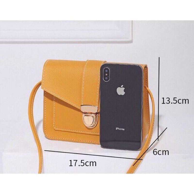 Balo thời trang, balo đi học, đựng laptop Túi Đeo Chéo Quảng Châu Khoá V Cổ Điển balo nữ vải