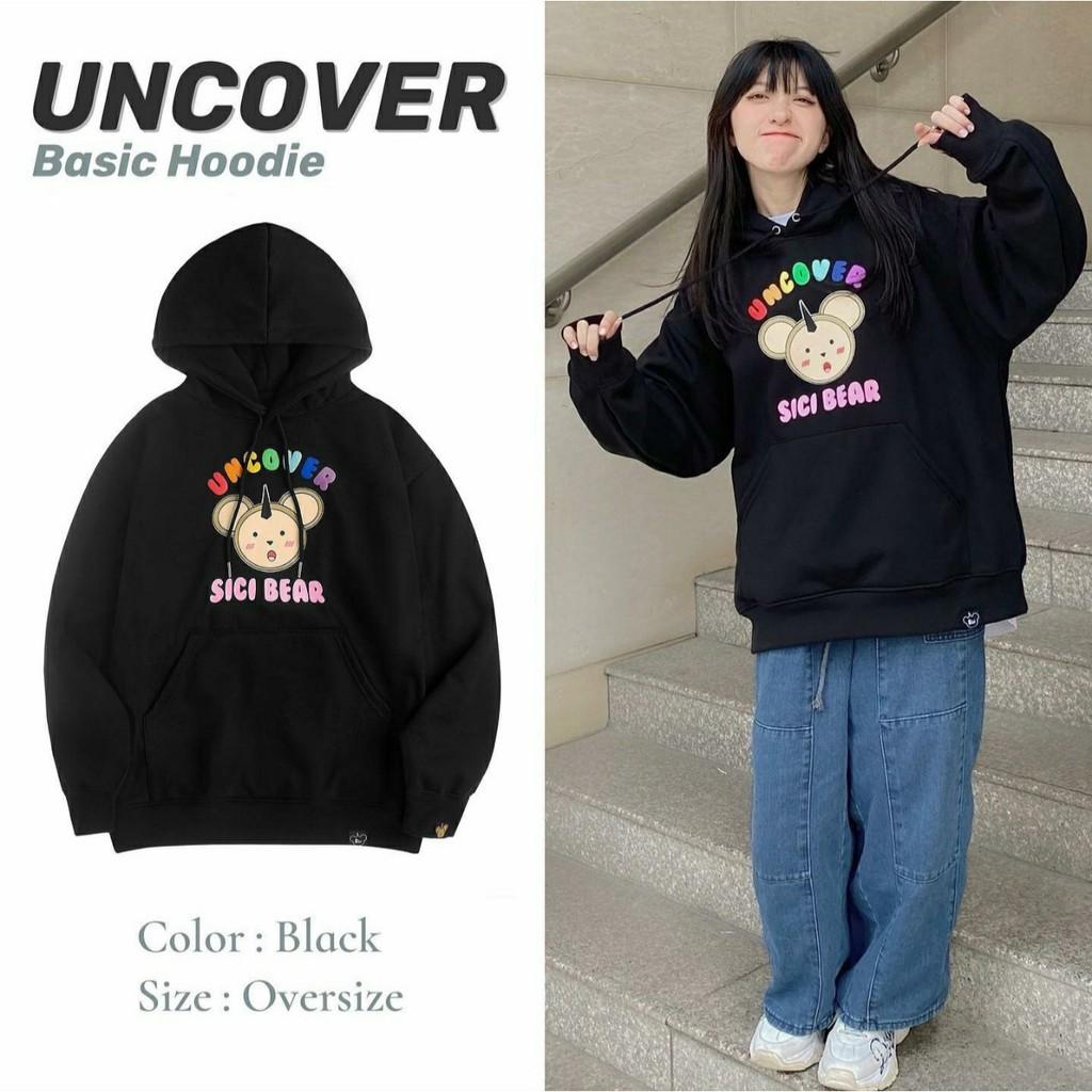 Áo Hoodie Nỉ Bông UNCOVER SICI BEAR Unisex