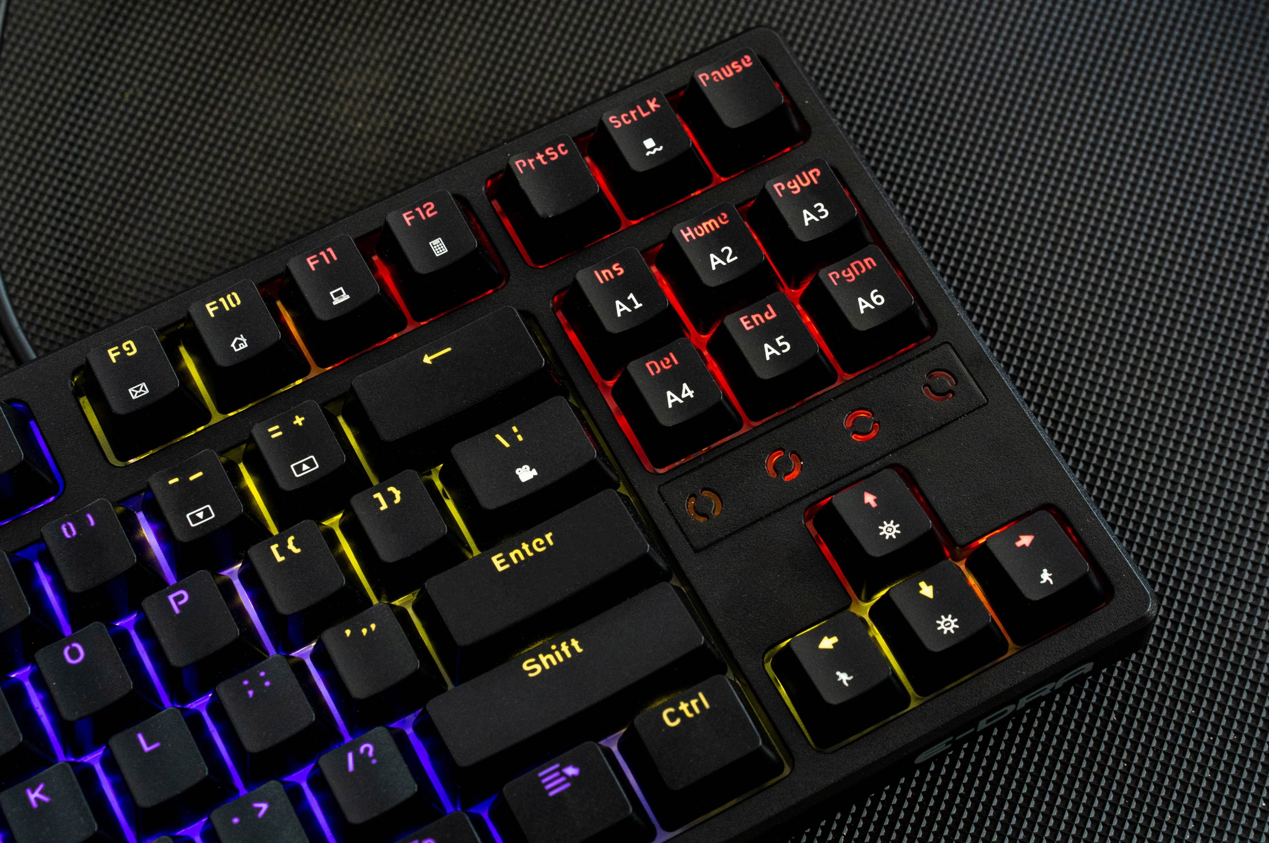 Bàn phím cơ chơi game có dây E-Dra EK3287 - Led Rainbow - E-dra Switch - Hàng chính hãng