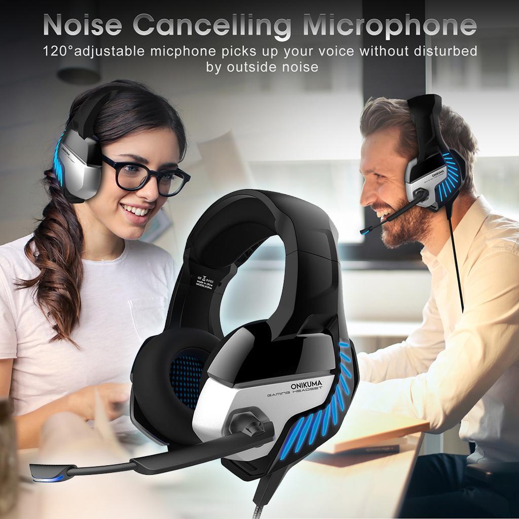 Wired 3.5mm Headphone Universal Gaming Headset Earpiece with Microphone