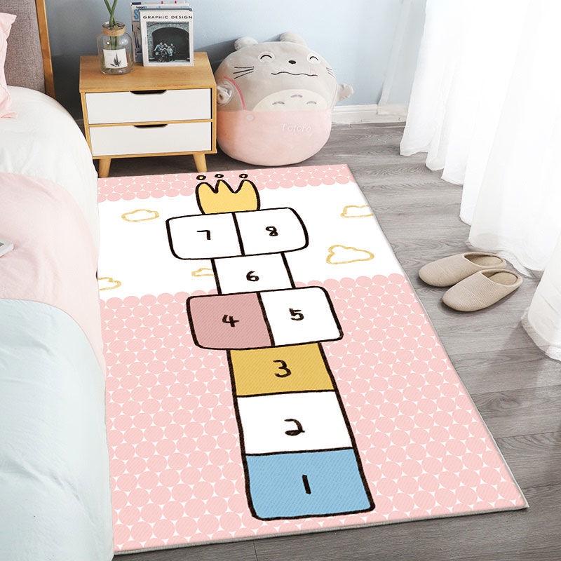 Thảm trải sàn trẻ em thảm leo núi bé gái thảm đầu giường trang trí phòng ngủ cách bố trí sofa đệm phòng khách phòng ngủ.