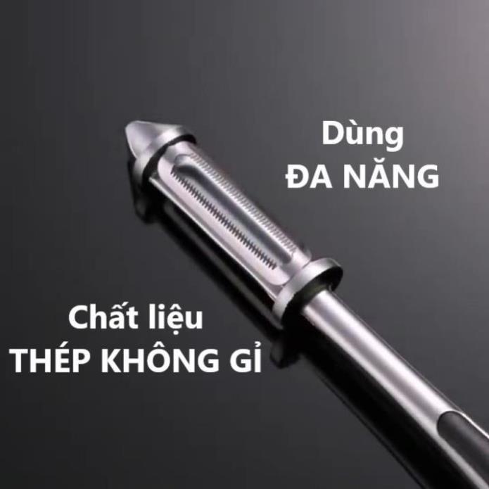 DỤNG CỤ GỌT NẠO BÀO CỦ QUẢ thép không gỉ dao gọt vỏ trái cây inox đa năng 4 in 1 tiện dụng -