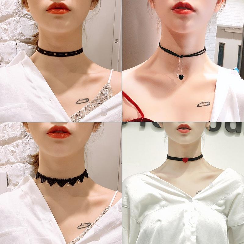 Vòng Cổ Choker Nhiều Kiểu Dáng HOTTREND Phong Cách Hàn Quốc - Vòng đeo cổ nữ