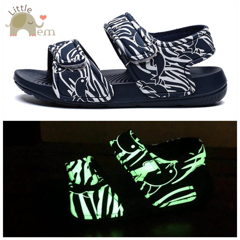 Dép đa năng cho bé chống trơn trượt _ Sandal dạ quang Color