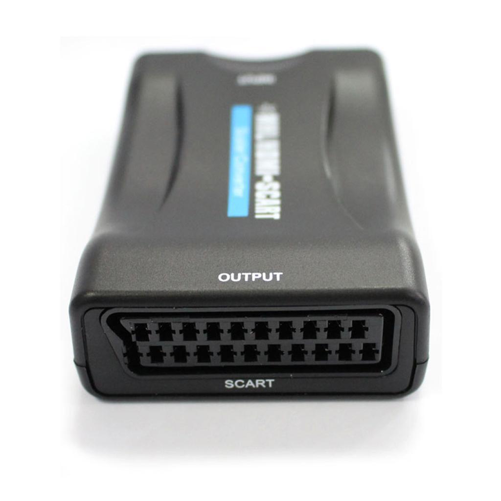1080P MHL HDMI To Scart Audio Video Converter Adapter For HD TV DVD EU