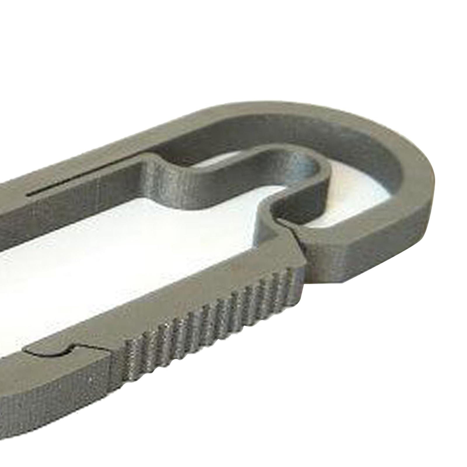 Titanium Outdoor Camping Carabiner Keychain Buckle Snap Hook 7cm Silver