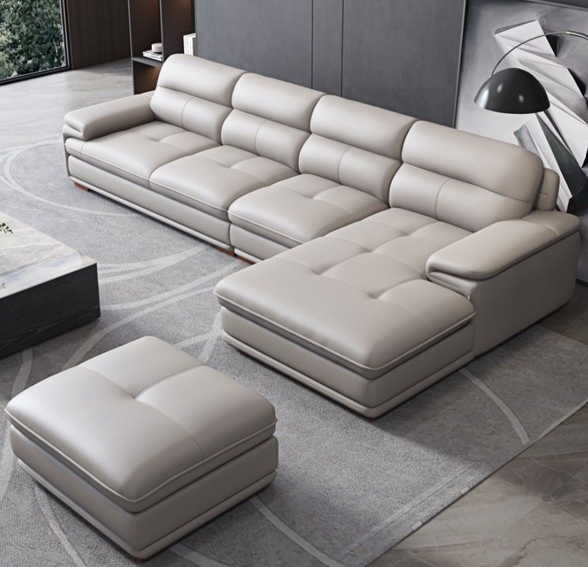 Sofa da góc L cao cấp Juno Sofa HDCT-20