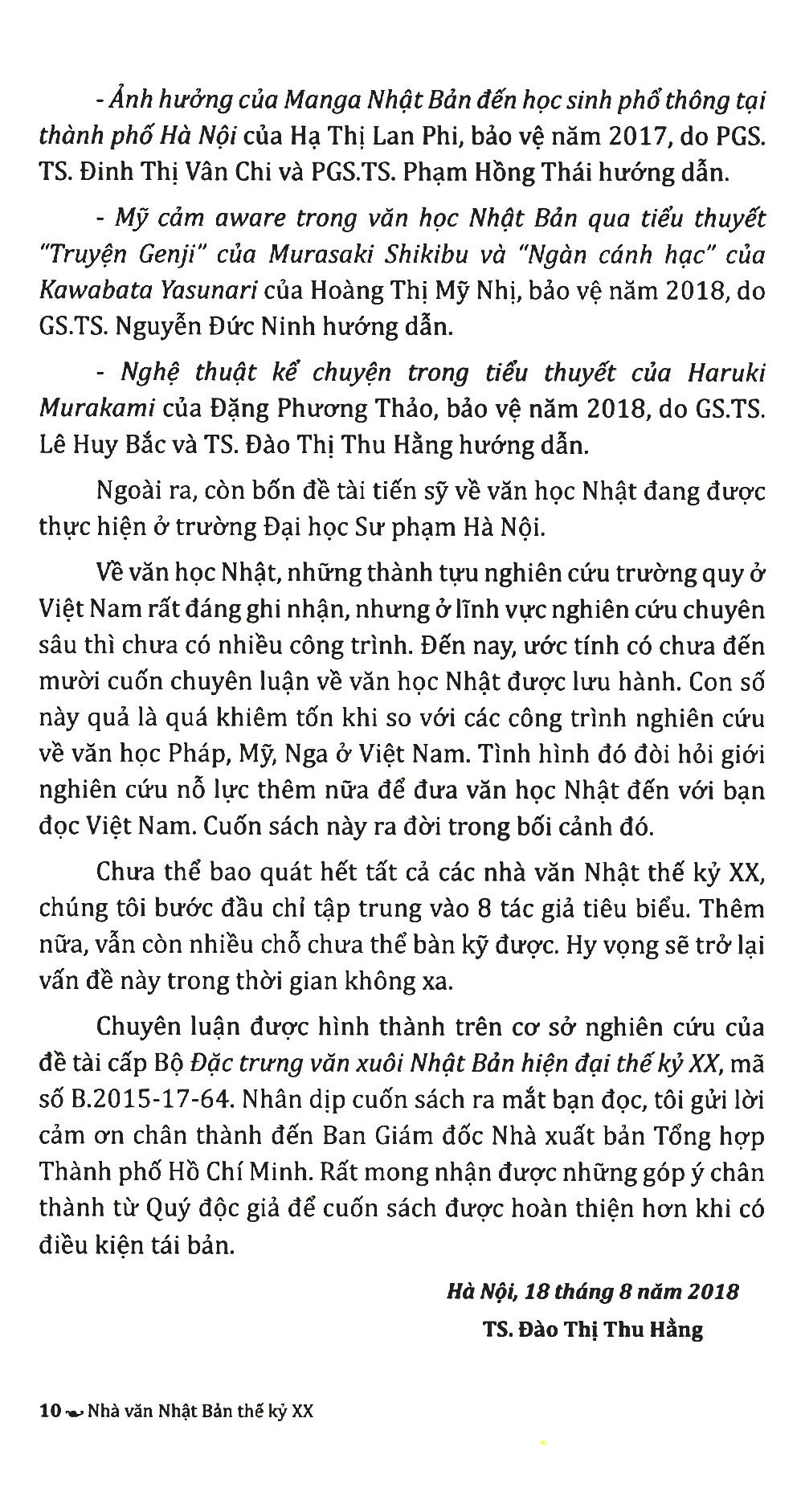Sách Nhà Văn Nhật Bản Thế Kỷ XX