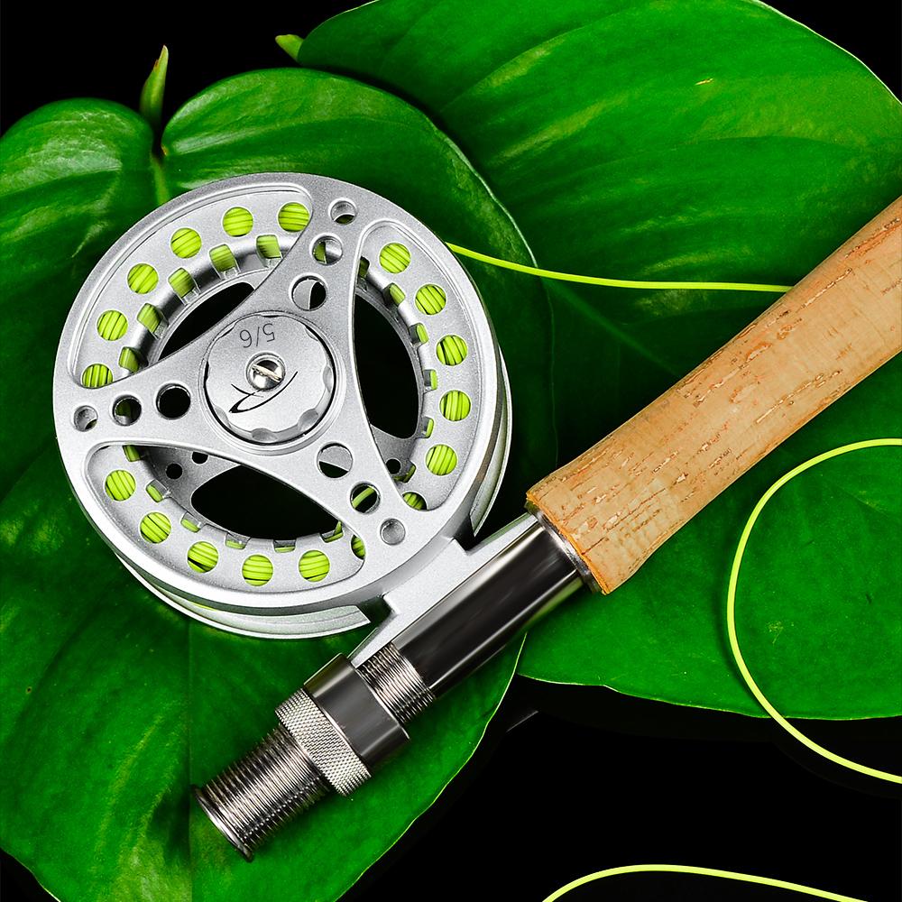 Cuộn câu cá bằng kim loại hoàn toàn bằng hợp kim nhôm Cuộn bằng hợp kim được gia công CNC 3/4 5/6 7/8 Cuộn câu cá bằng hợp kim nhôm