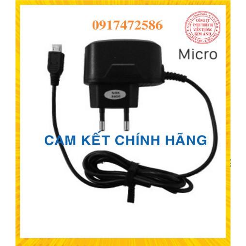 Sạc điện thoại Ham chính hãng chuôi 8600 /v8/ micro. Cục sạc đen Có đèn Hàng chính hãng