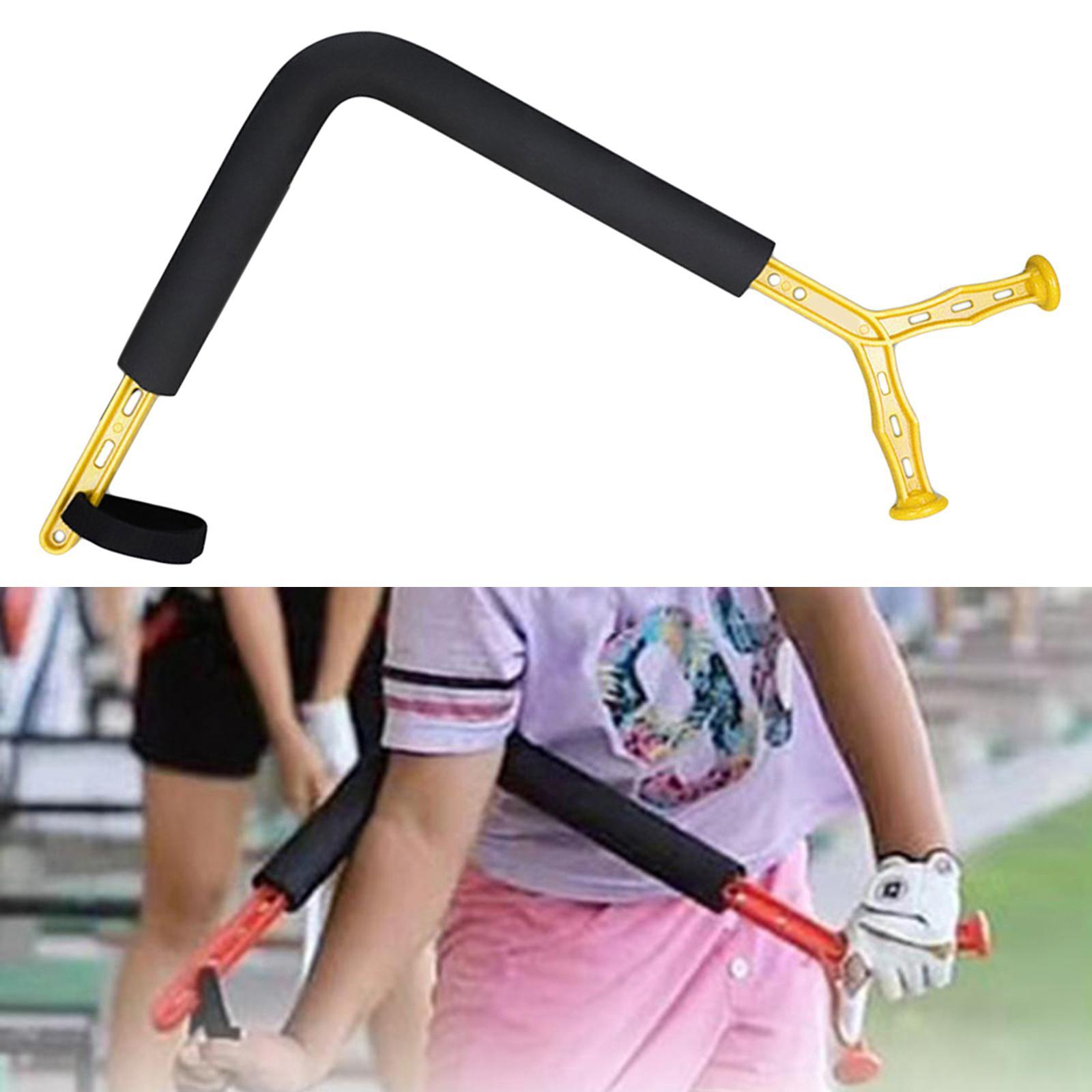Golf Trainer Assist Auxiliary for Tempo Training for Men Women Yellow