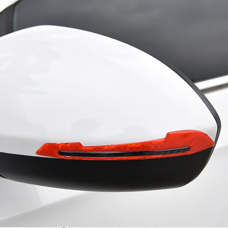 Sticker Sợi Carbon Phản Quang Dán Viền Cửa Xe Hơi Chống Va Chạm