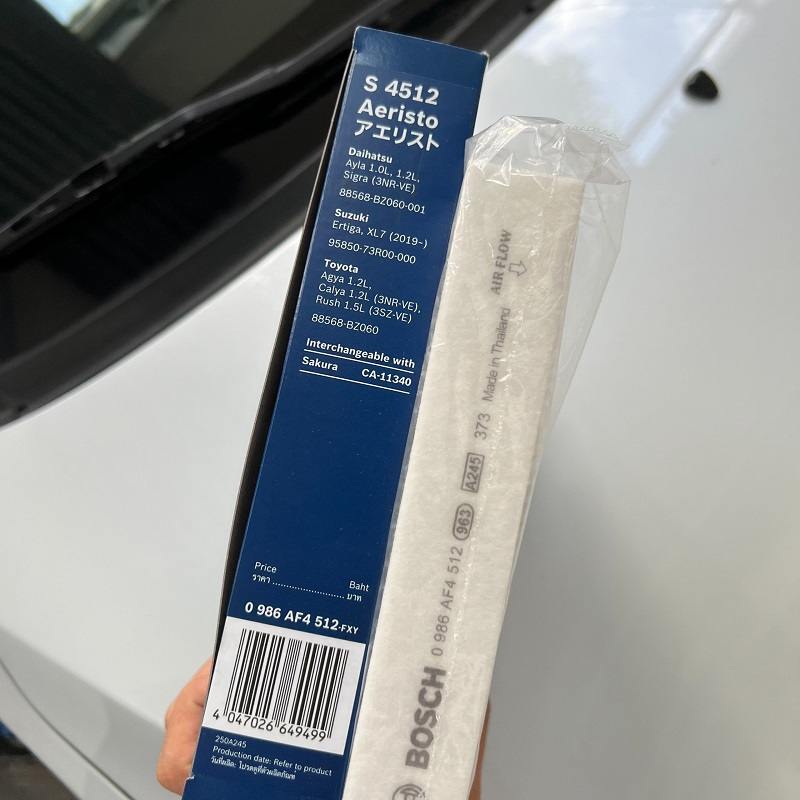 Lọc Gió Điều Hòa Tiêu Chuẩn BOSCH Aeristo S4512 Dành Cho Xe SUZUKI XL-7 , Ertiga