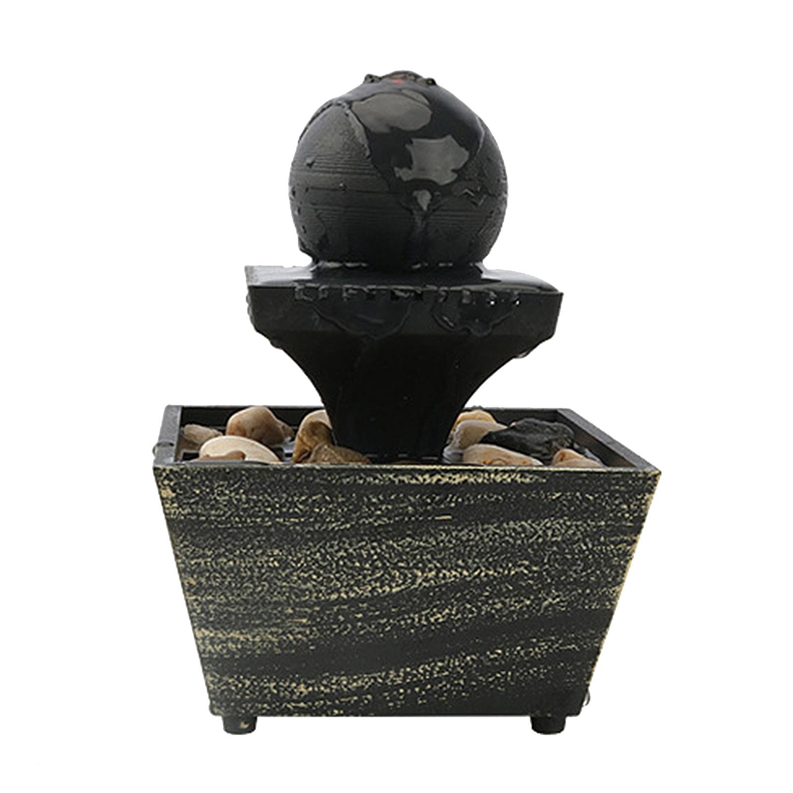 Tabletop Waterfall Fountain Meditation Waterfall Fountain for Home Office