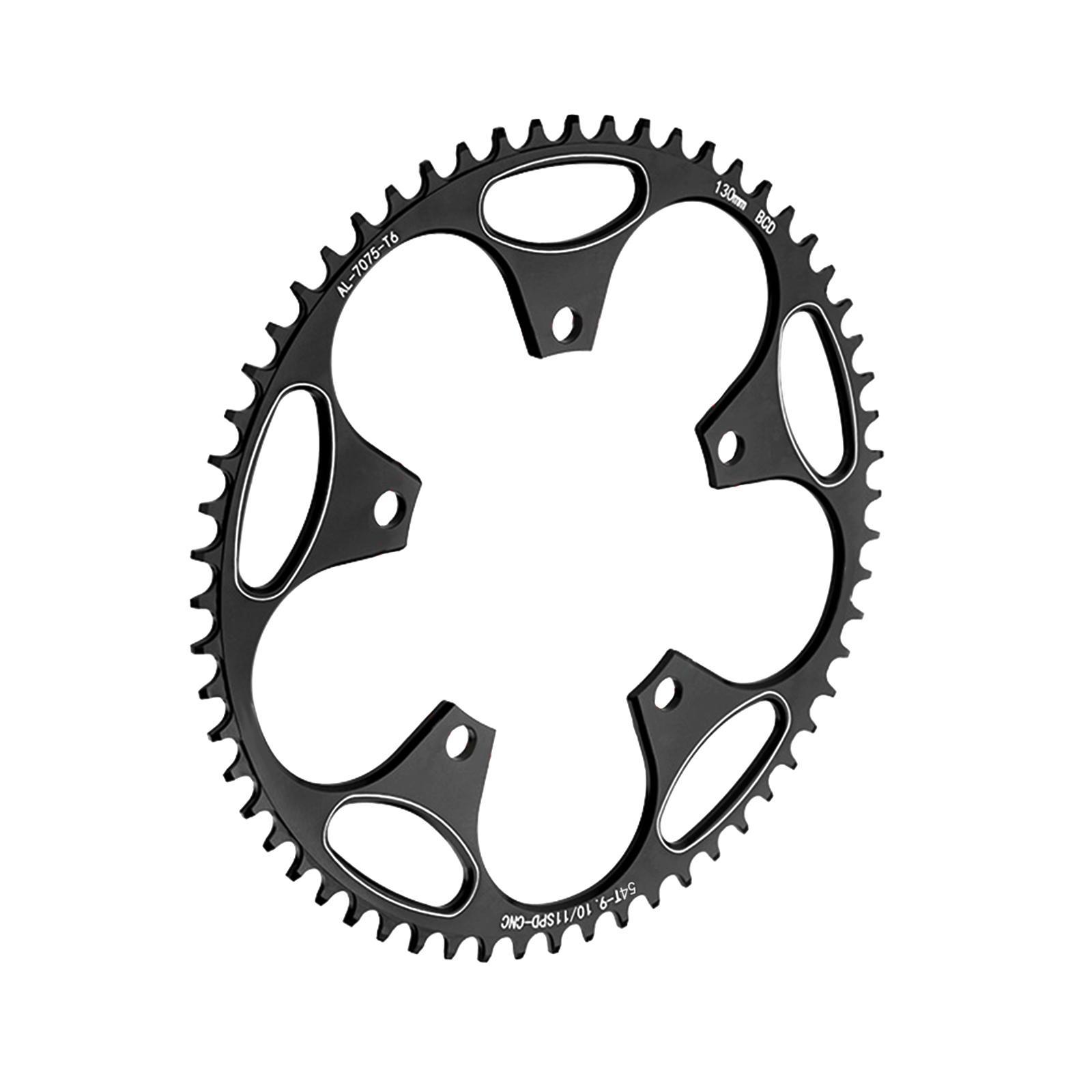 Bike Narrow Wide Chainring 130mm BCD Bike Chainring for Road Bike
