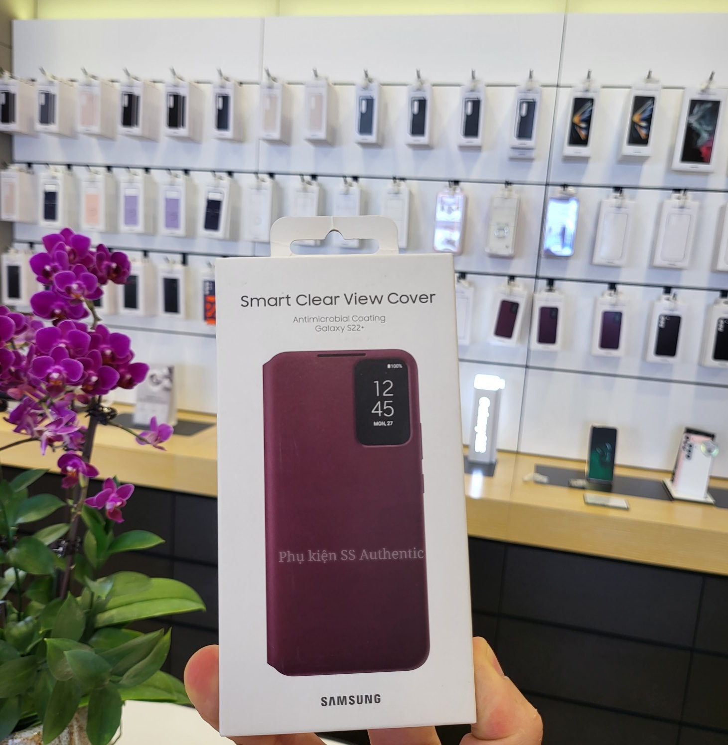Bao da Samsung Clear View S22 Plus - Hàng chính hãng