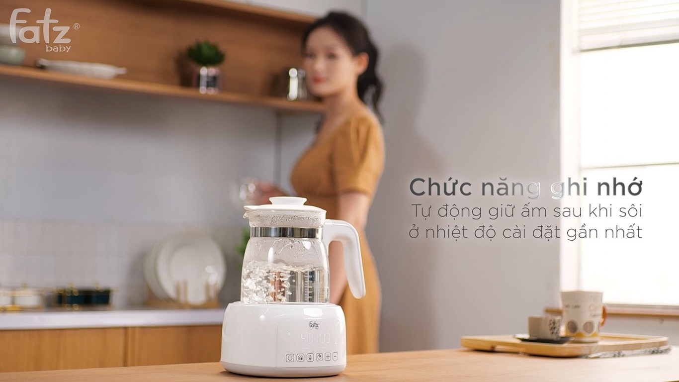 MÁY ĐUN NƯỚC VÀ HÂM NƯỚC PHA SỮA ĐIỆN TỬ QUICK 12 FATZBABY - FB3503BH