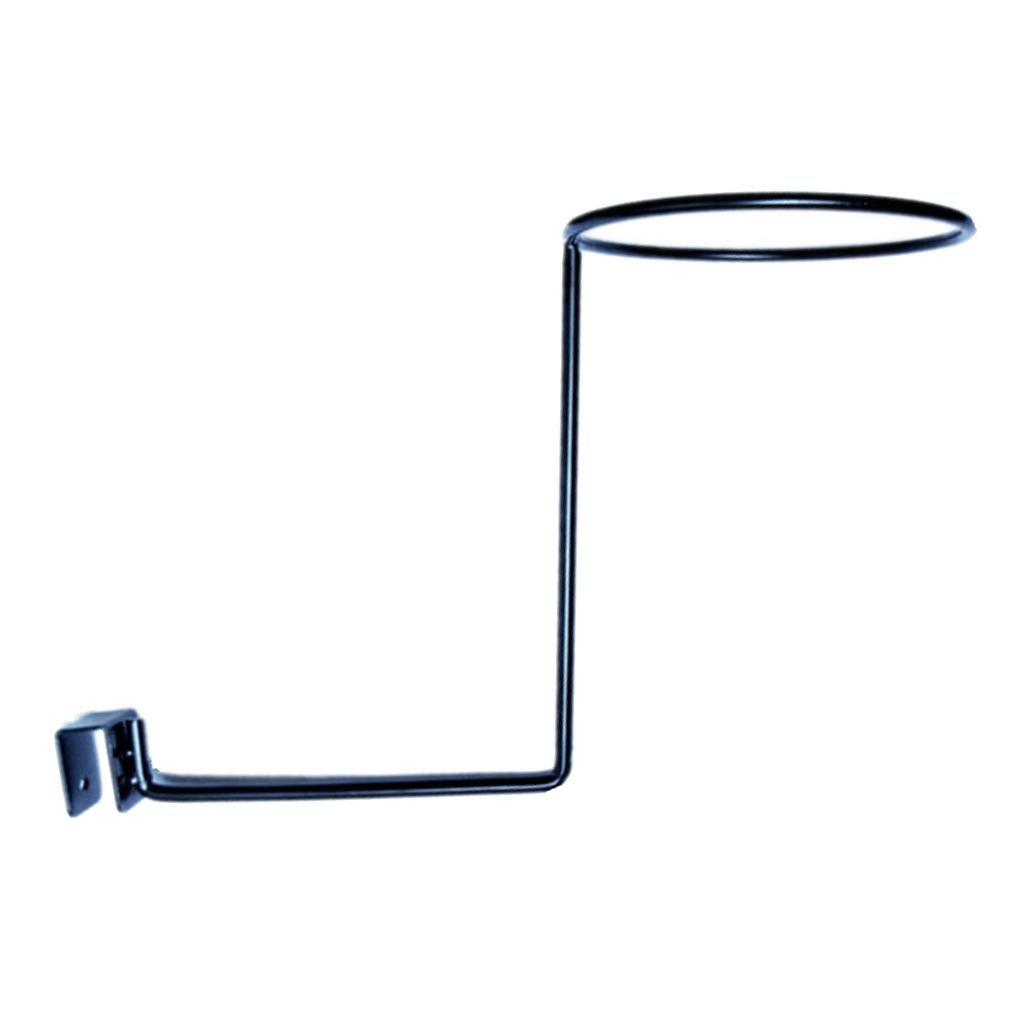 2pcs Holder Jacket Coat Storage Shelf Display Wall Hanger Metal Rack