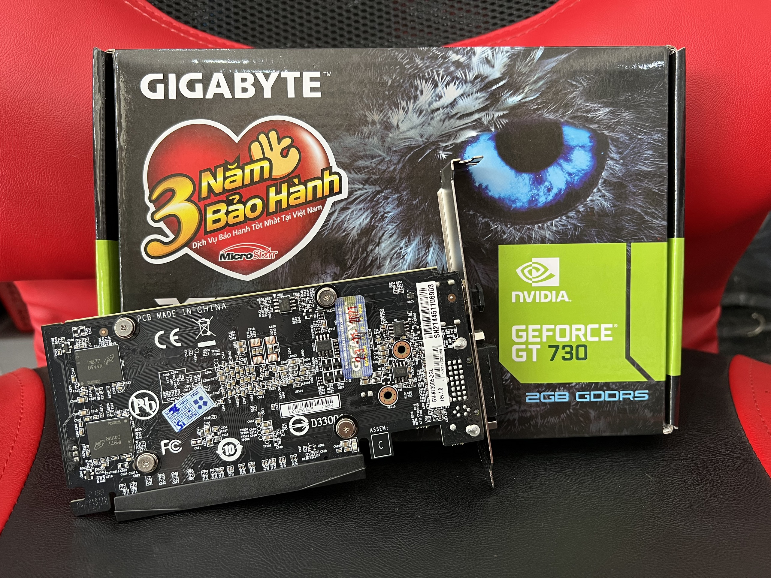 VGA Gigabyte GT 730 2G GDDR5 (GV-N730D5-2GL) - Hàng Chính Hãng