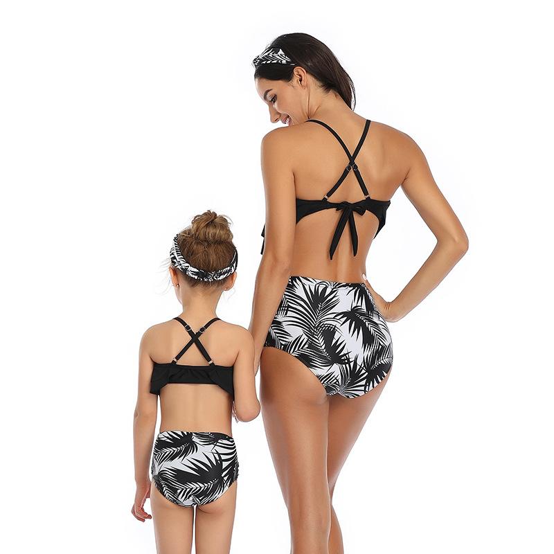 Phù Hợp Với Họ Đồ Bơi Bikini Cho Cha Mẹ Con Trai Con Gái Trẻ Em Biển Cho Trẻ Đồ Bơi Short Nữ Bộ Đồ Tắm Đầm Body