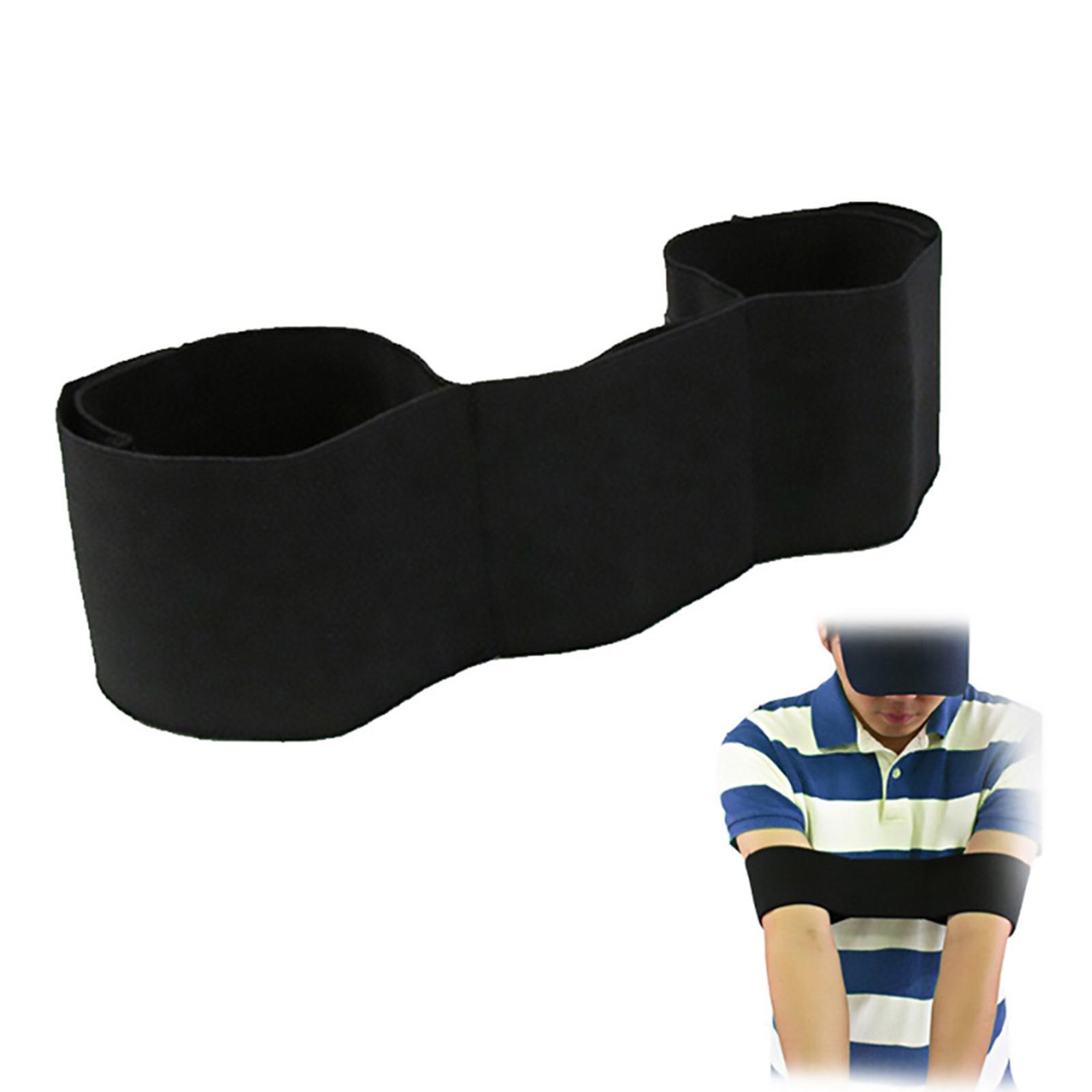 Swing Correcting Arm Band, Swing Correcting Tool, Golf , Portable Golf Swing Trainer Elastic Bands for Women Men Golfer Beginner