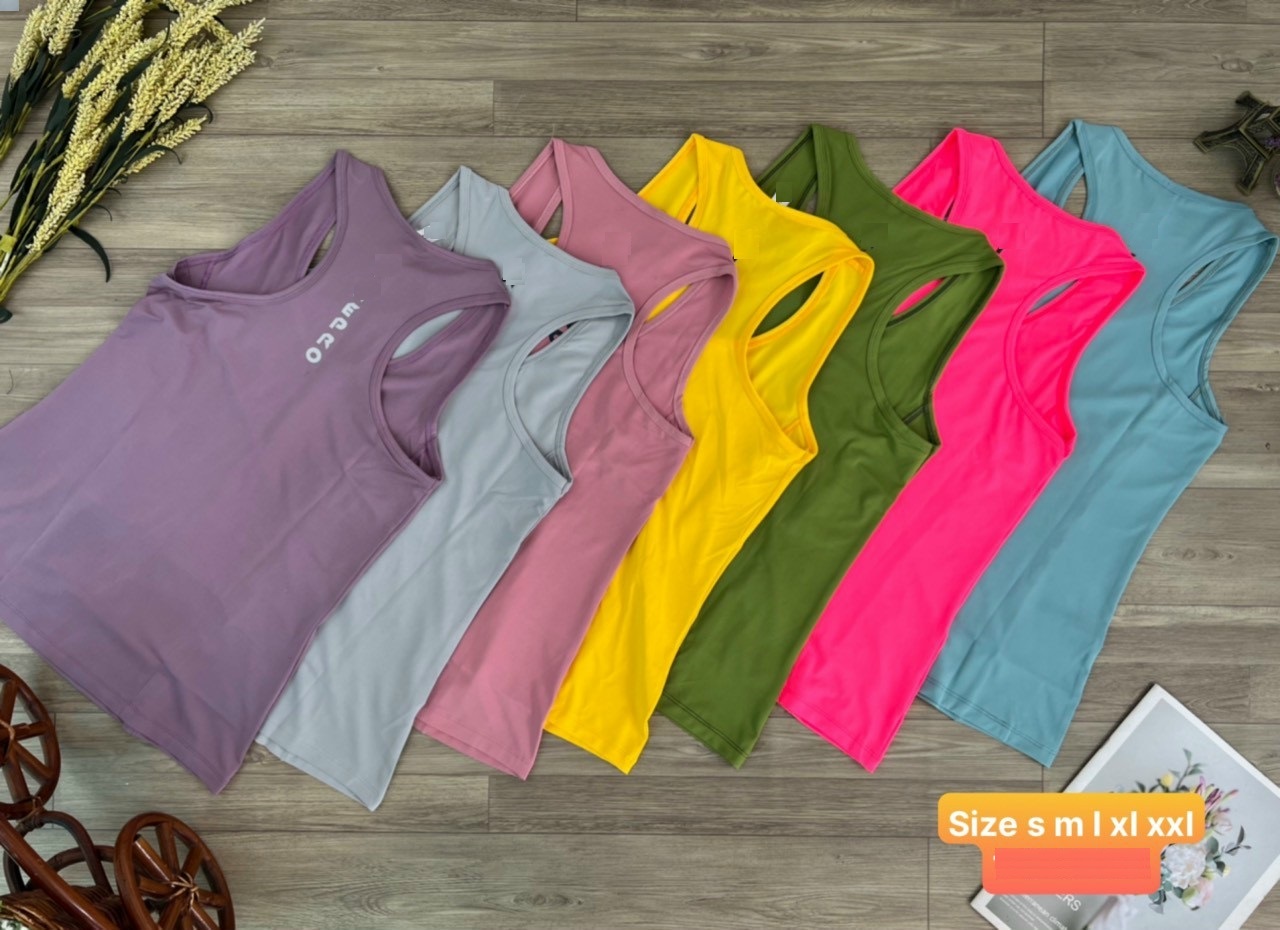 Áo Ba Lỗ Nữ Tập Thể Dục Gym Yoga Fitness