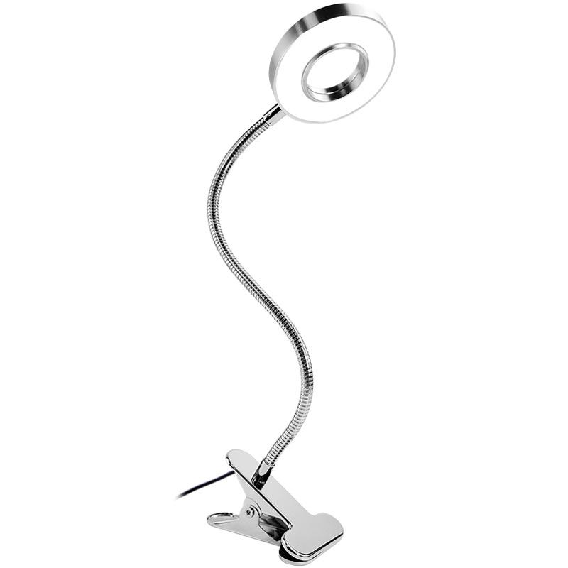 Đèn đọc LED, đèn kẹp cổ thiên nga, đèn kẹp chăm sóc mắt, 3 chế độ, kẹp ánh sáng để sử dụng tại nhà, 7W