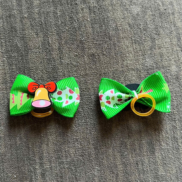 NƠ KẸP TÓC CÀI TÓC BUỘC TÓC GIÁNG SINH NOEL DỄ THƯƠNG MÃ 20 XINH XẮN CHO THÚ CƯNG CHÓ MÈO