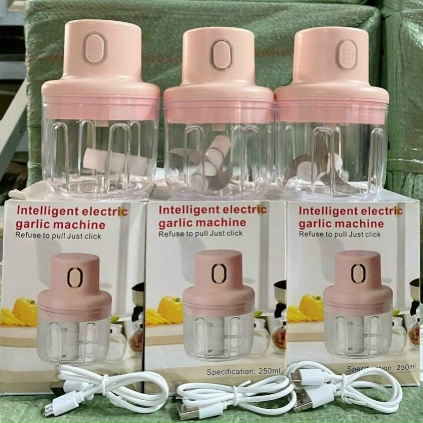 Máy xay tỏi ớt có hiệu suất cao - có dây sạc