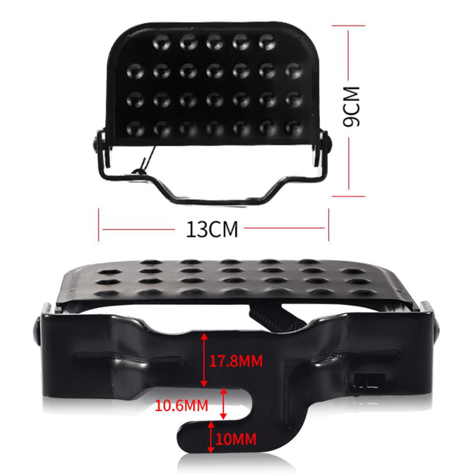 Rear Pedals Foldable Non Slip Rear Seat Footrest Cycling Accessories