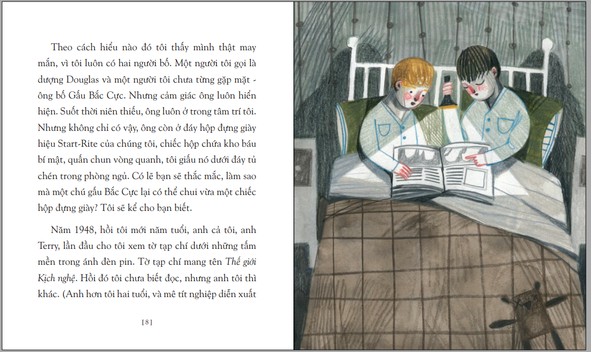 Sách - Michael Morpurgo: Trở về tuổi thơ - Bản nhạc của Mozart – Bố Gấu của tôi – Hành trình của Cá voi – Chú kì lân tuyệt diệu – Dấu lửa trong mơ