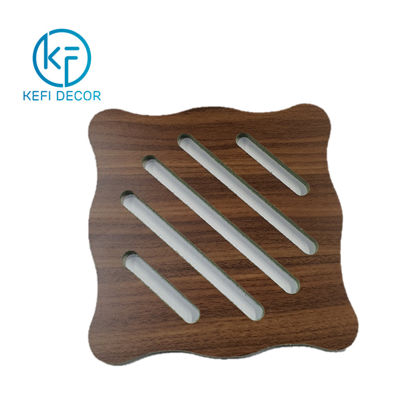 Combo 100 Miếng lót nồi lót cốc bằng gỗ sang trọng Cách Nhiệt size 10*10, Tấm Lót Bảo Vệ Mặt Bàn KEFI Decor
