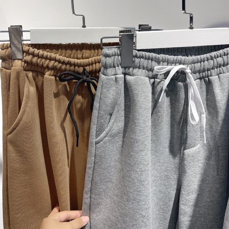 Set đồ nỉ màu nâu ( áo + Quần) unisex ảnh thật bên SSSTore ( nam nữ mặc đều được