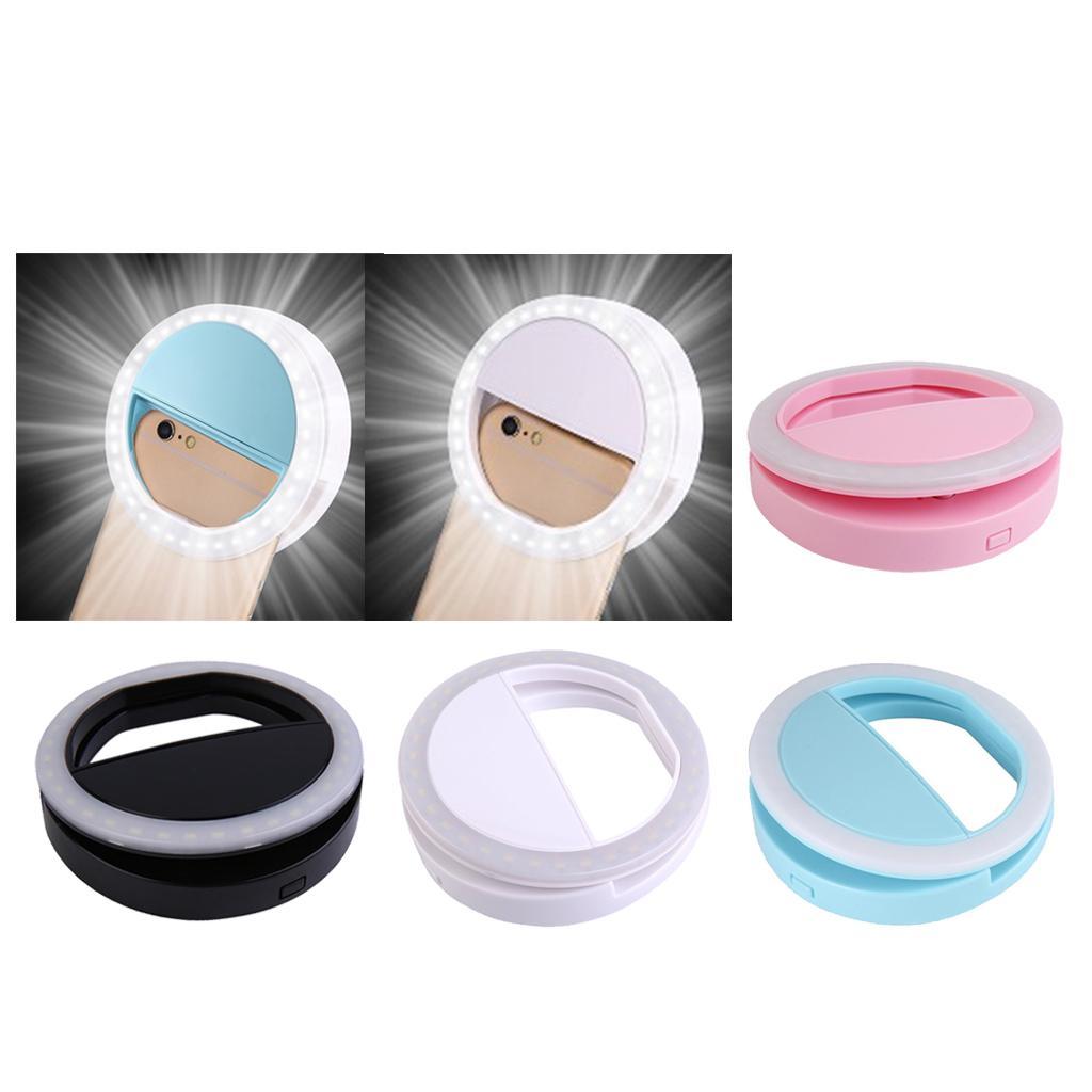 Mini Portable 36LED Fill-in USB Selfie Light Lamp For Mobilephone White