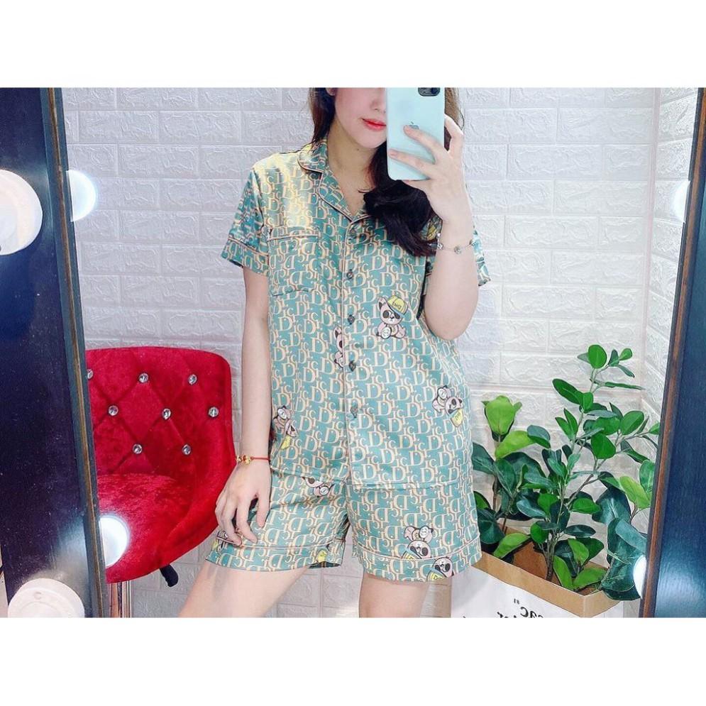 - Album Set Pijama Lụa Satin Ngắn Tay