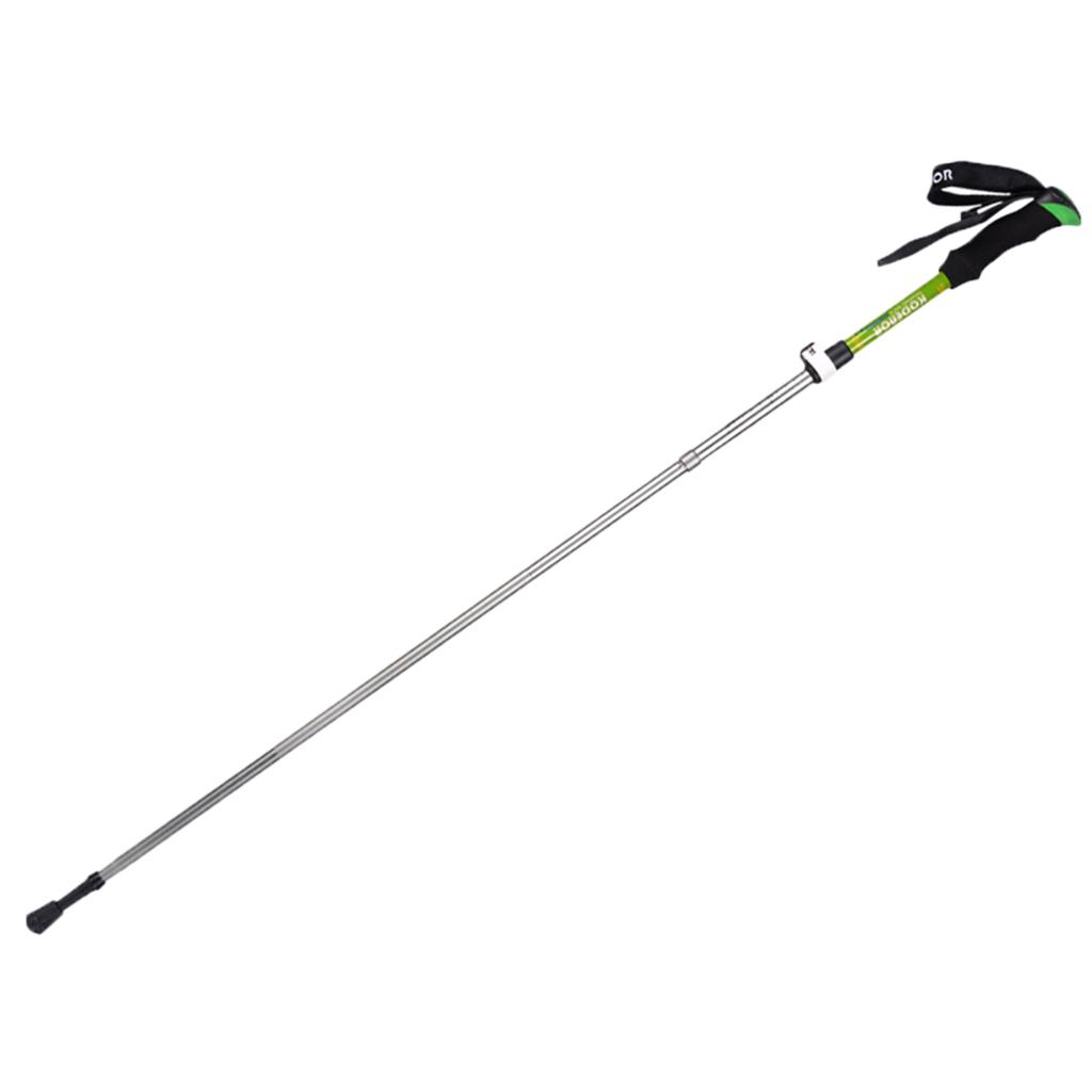 Outdoor Walking Trekking Anti Skid Alpenstock Quick Lock Trekking Sticks Poles Telescopic Alpenstock