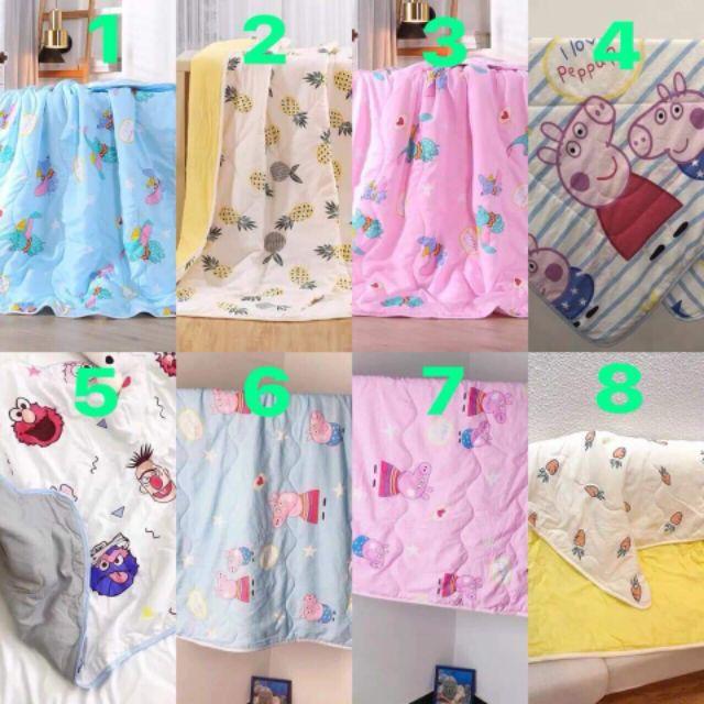 Chăn cotton đũi hè cho bé yêu mẫu mới 2019