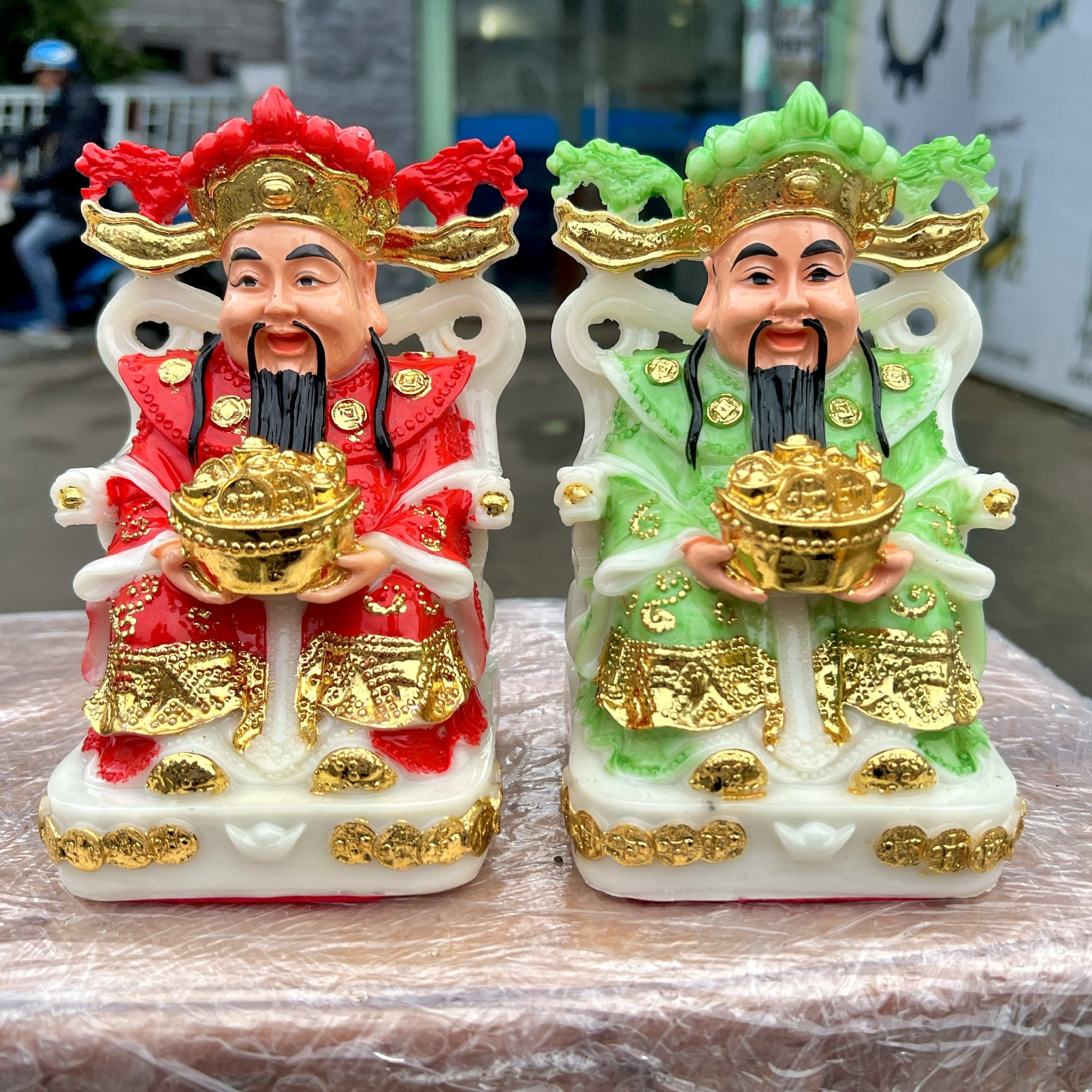 Tượng Ông Thần Tiên đá Việt Nam cao 15cm – 3 màu