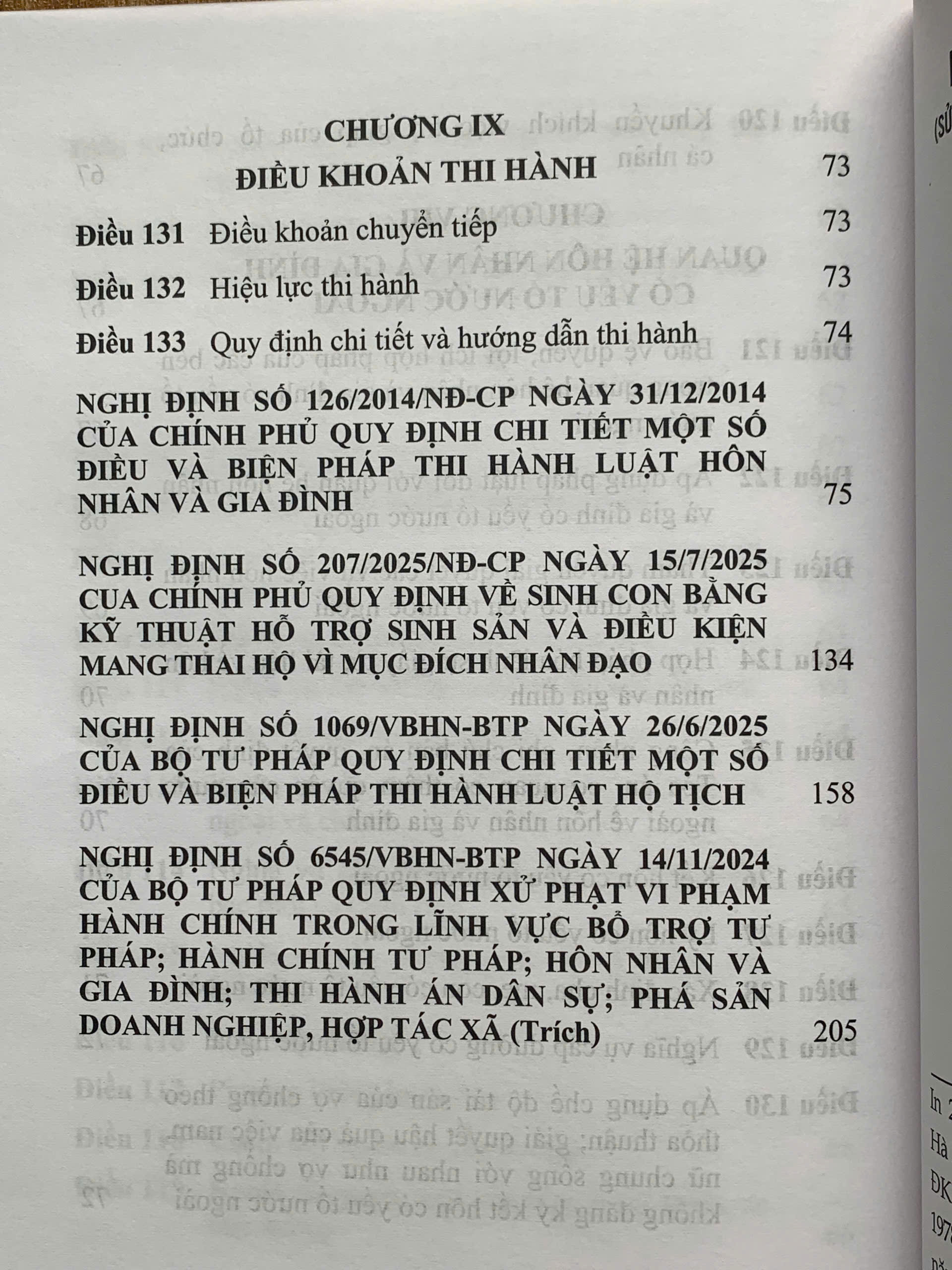 Luật hôn nhân và gia đình và các văn bản hướng dẫn thi hành
