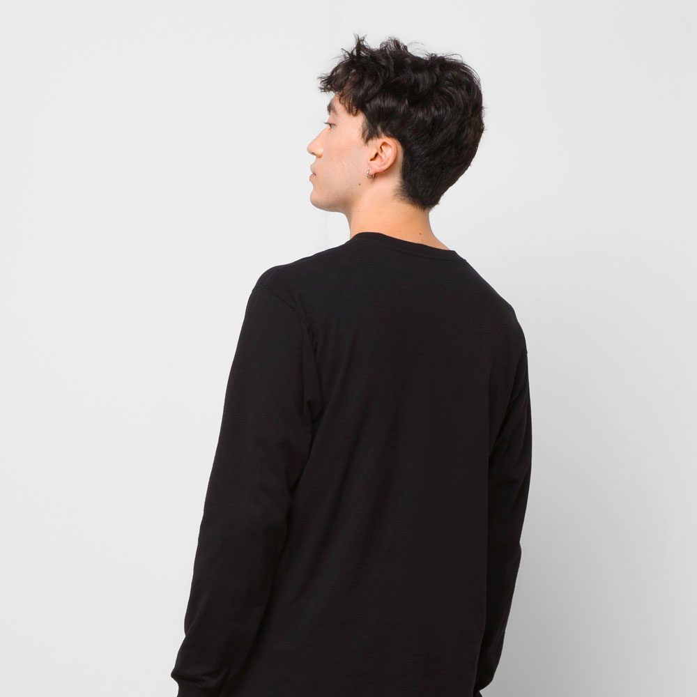 Áo Vans One Piece LS Tee VN00005WBLK