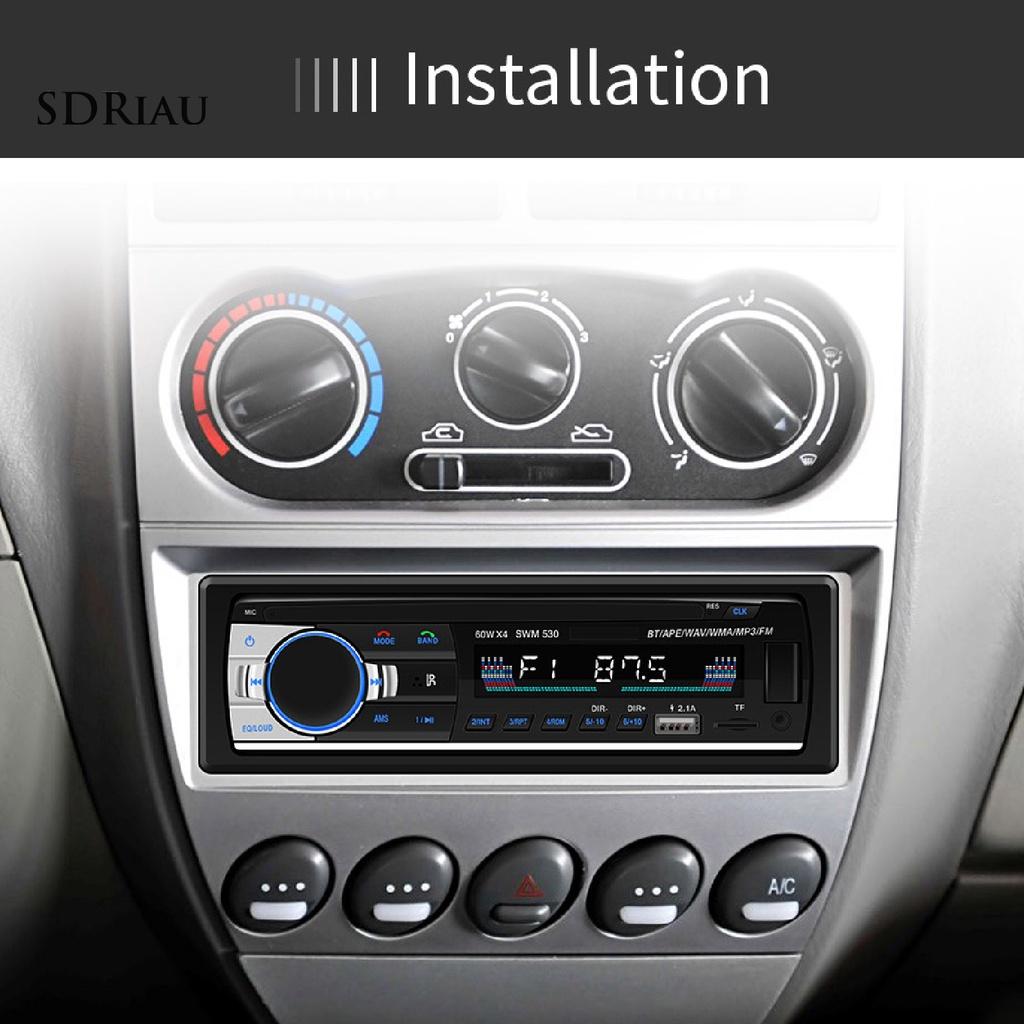 *QCDZ* SWM-530 Dual USB Phone Charging FM Radio/AUX/U Disk/Bluetooth/Card Playback 12V Car MP3 Player