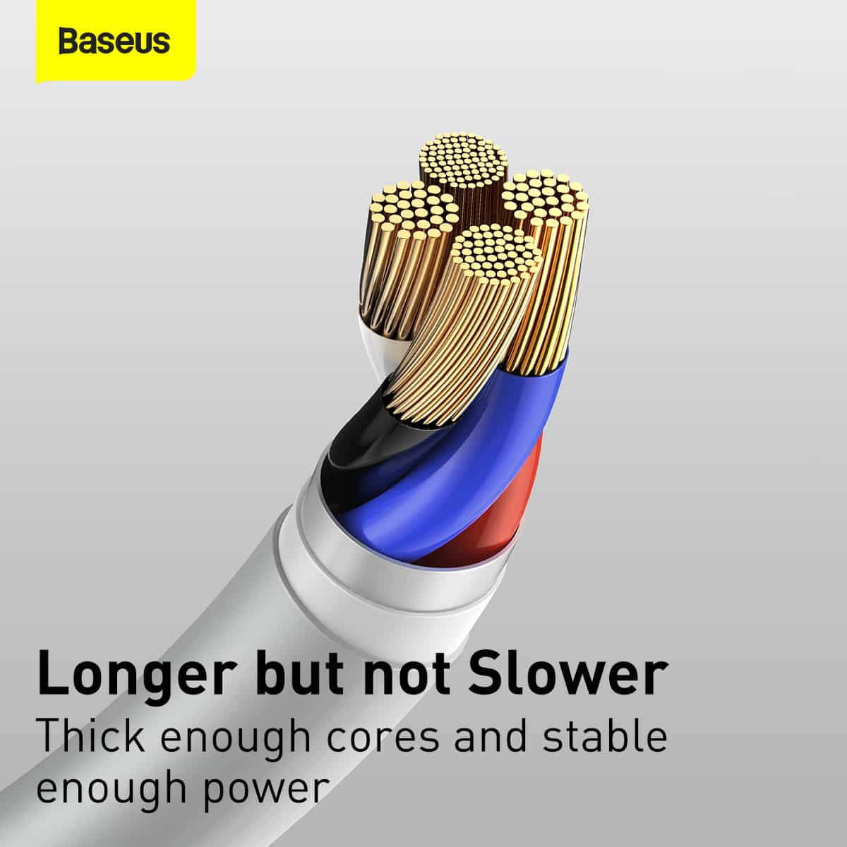 Bộ 02 cáp sạc nhanh Baseus Simple Wisdom (USB to Light-ning/ USB to Type-C/ USB to Micro Fast charge and Data Cable) dài 1.5M- Hàng chính hãng