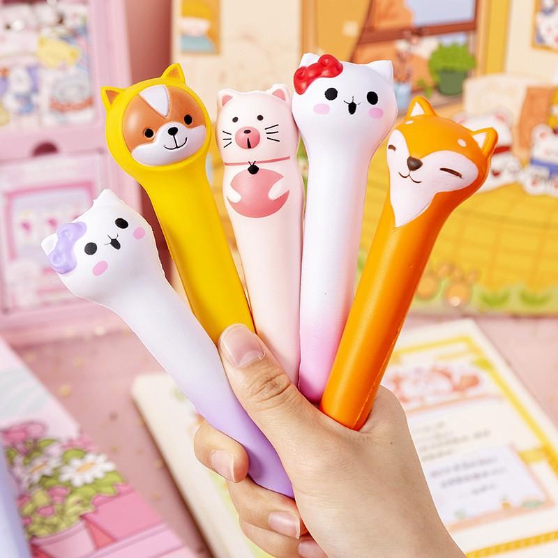 Bút nước xả stress Squishy dễ thương cute nhiều mẫu tặng sinh nhật, quà tặng bạn gái