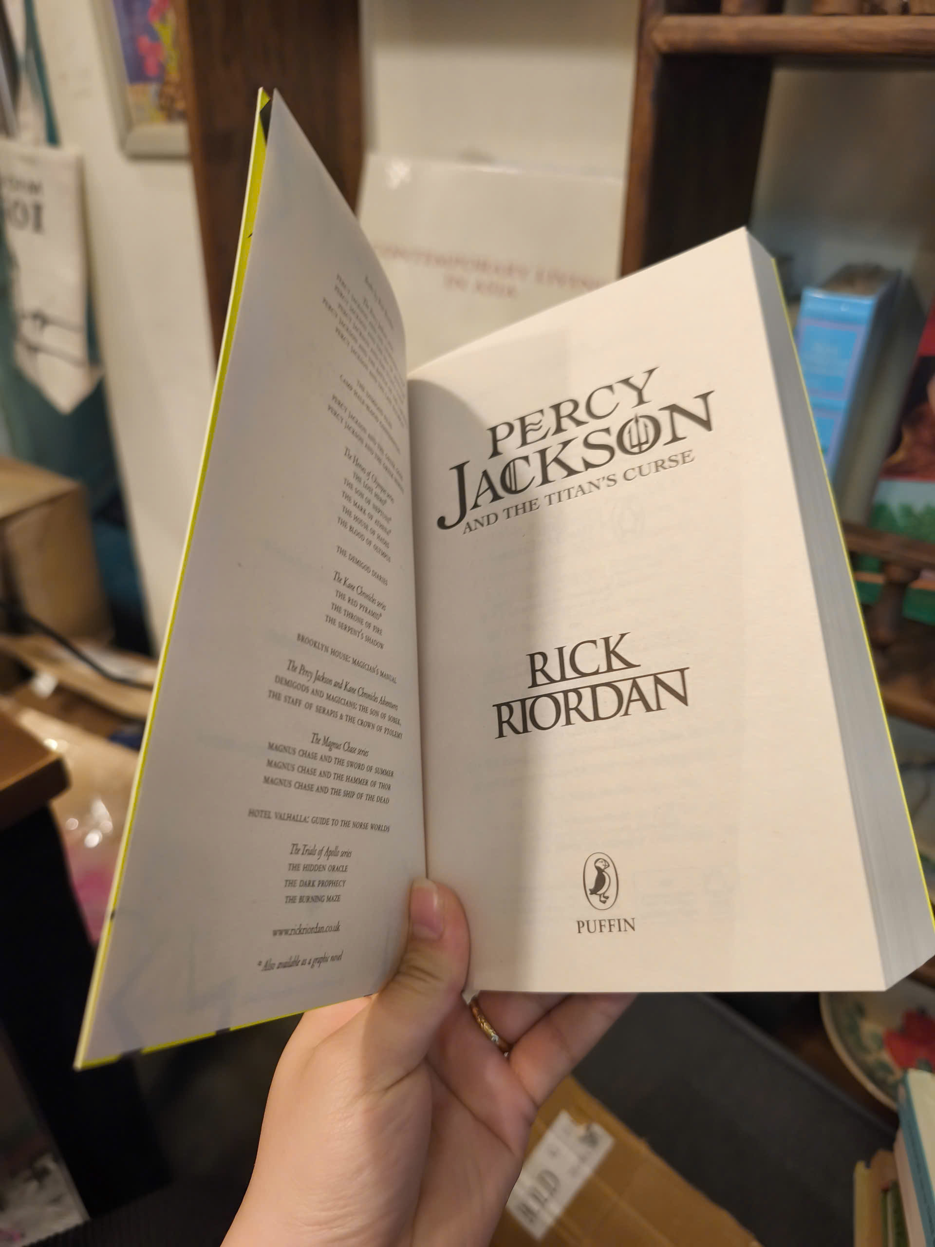 Sách - Percy Jackson And The Olympians The Titan's Curse by Rick Riordan